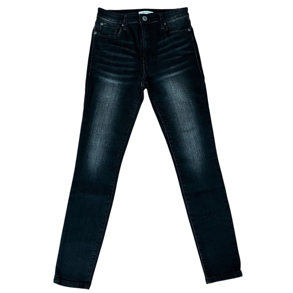 STS Blue Black Ellie High Rise Stretch Skinny Jeans Size 27 Ankle